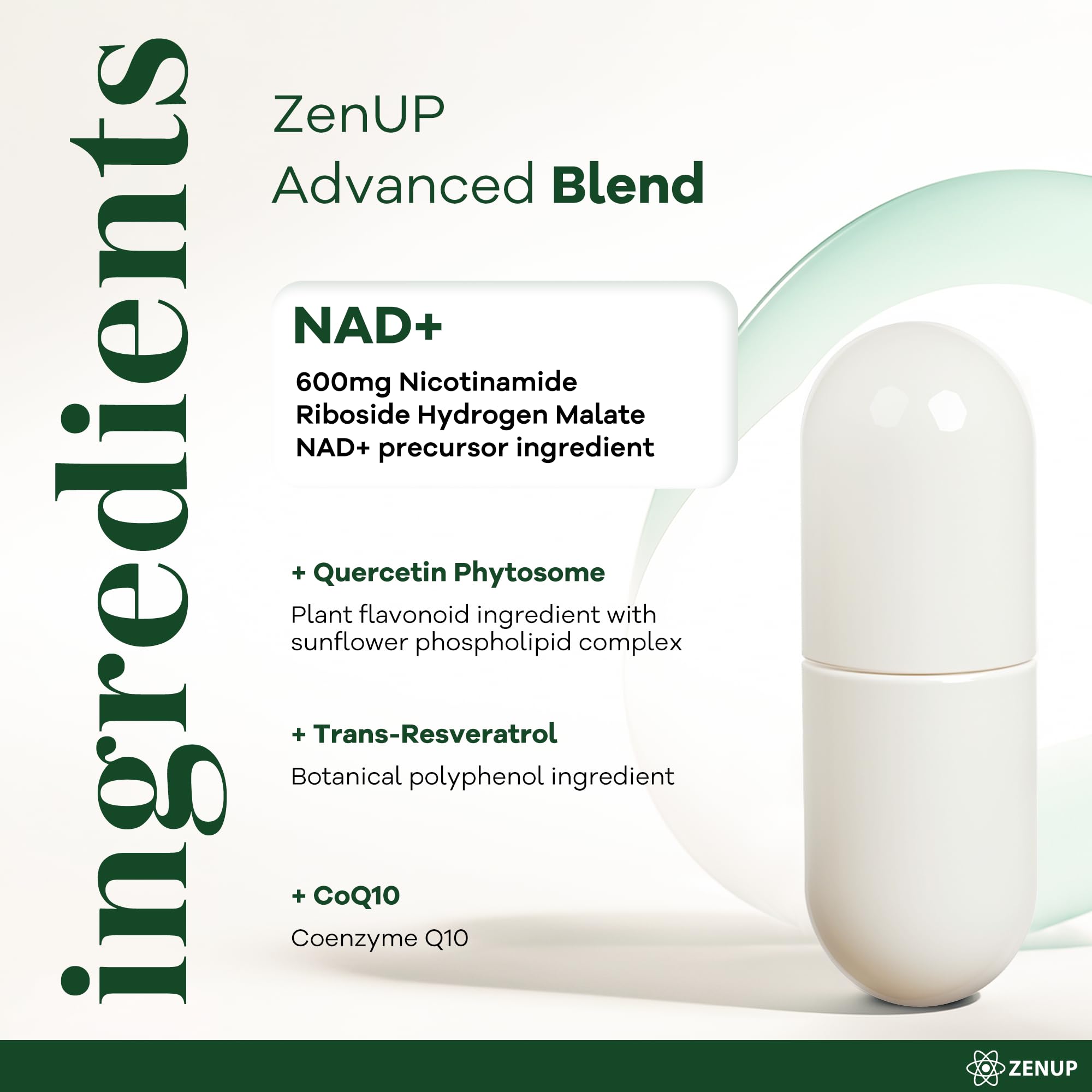 ZenUP pack de dos frascos para suministro prolongado y ahorro