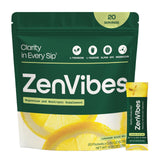Zen Vibes paquete frontal mostrando diseño y beneficio calma rápida