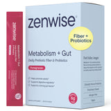Zenwise Health frente del empaque mostrando sabor granada y beneficios