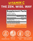 Zenwise Health frasco en cocina mostrando uso diario junto a un vaso de agua
