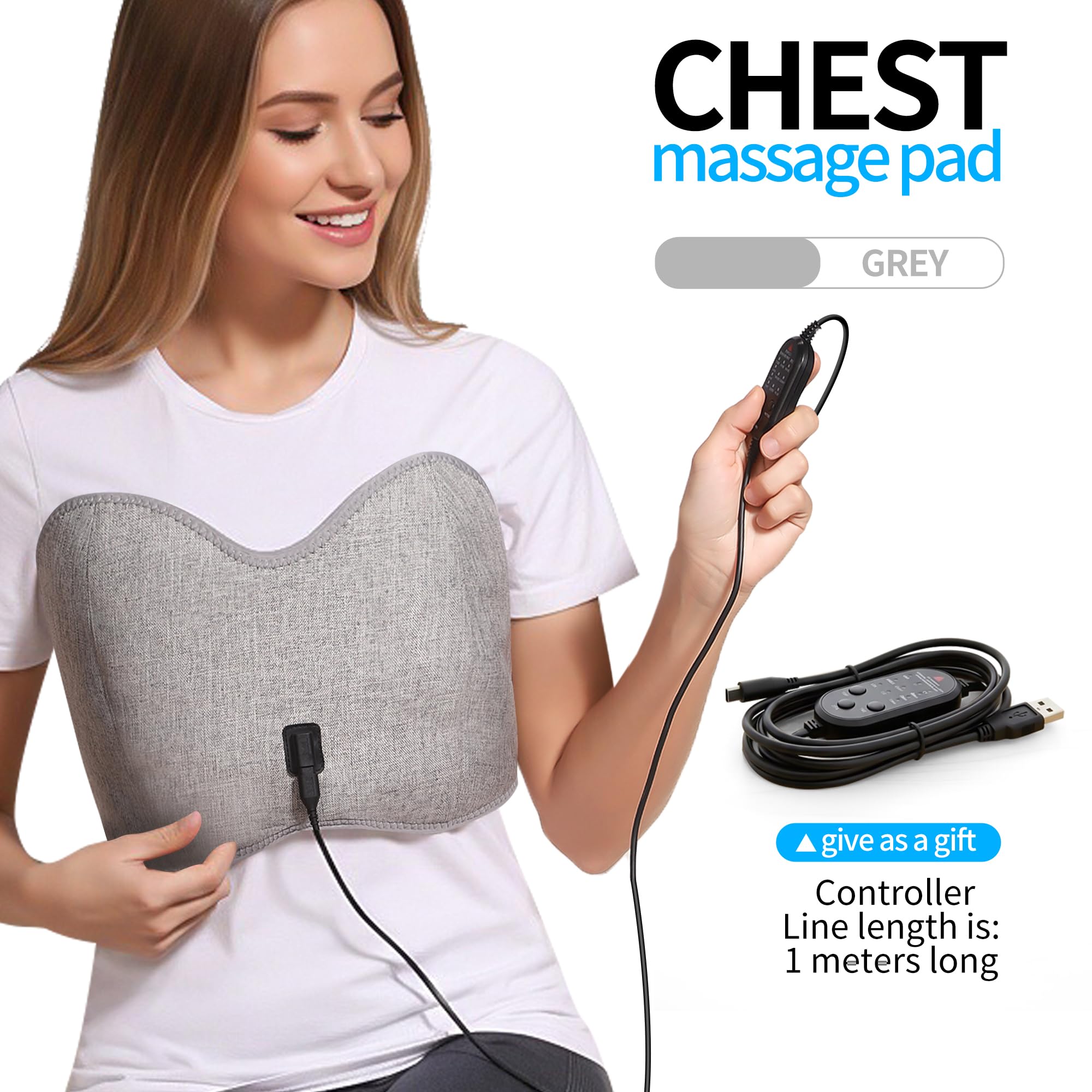 ZenWrap accesorios incluidos mostrando funda y cable de carga