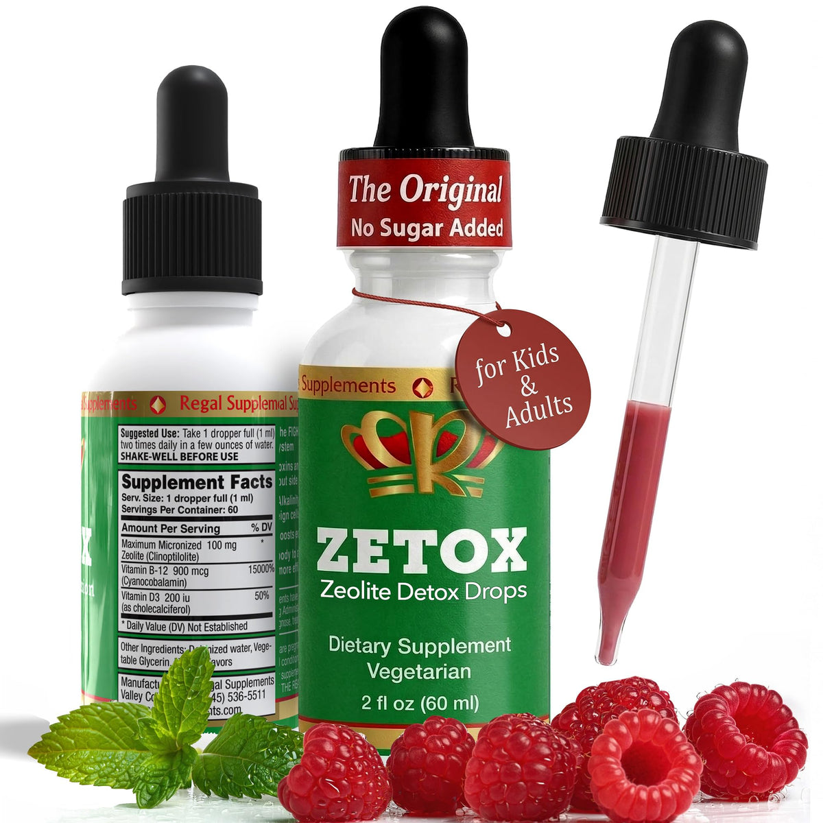 Zeo Health ZETOX frente del envase mostrando etiqueta clara y valor