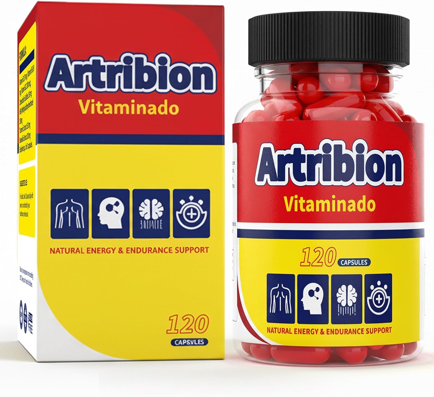 ZEROBREATH envase frontal mostrando Artribion Vitaminado y conveniencia