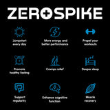 Zerospike stick al lado de botella para comparar tamaño práctico