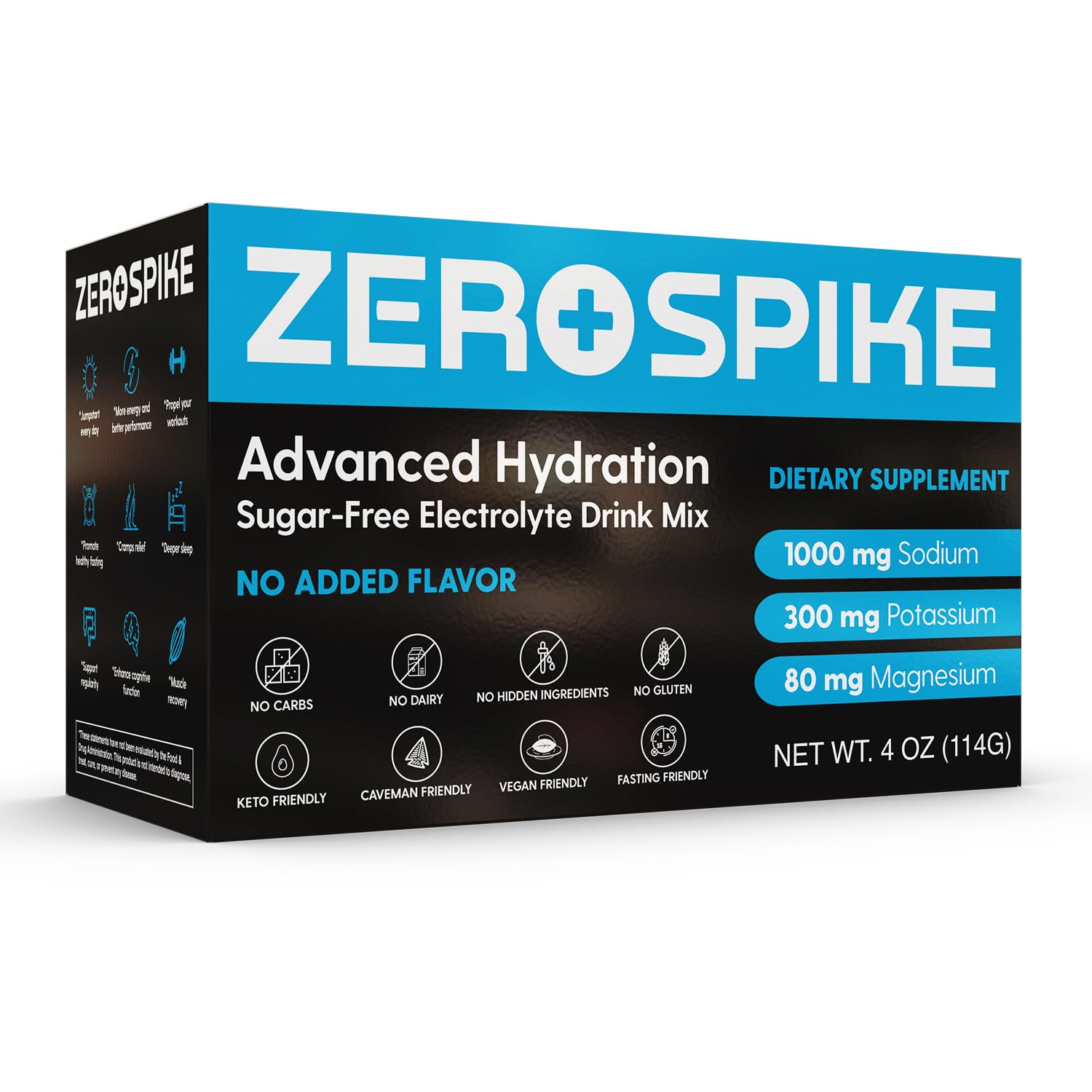 Zerospike usado en gimnasio, hidratación limpia durante entrenamiento