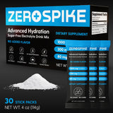 Zerospike detalle del polvo fino y sin sabor, mezcla fácil