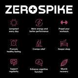 Zerospike uso en gimnasio botella con mezcla para reponer electrolitos
