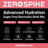 Zerospike vaso preparado con pomelo, hidratación sin calorías
