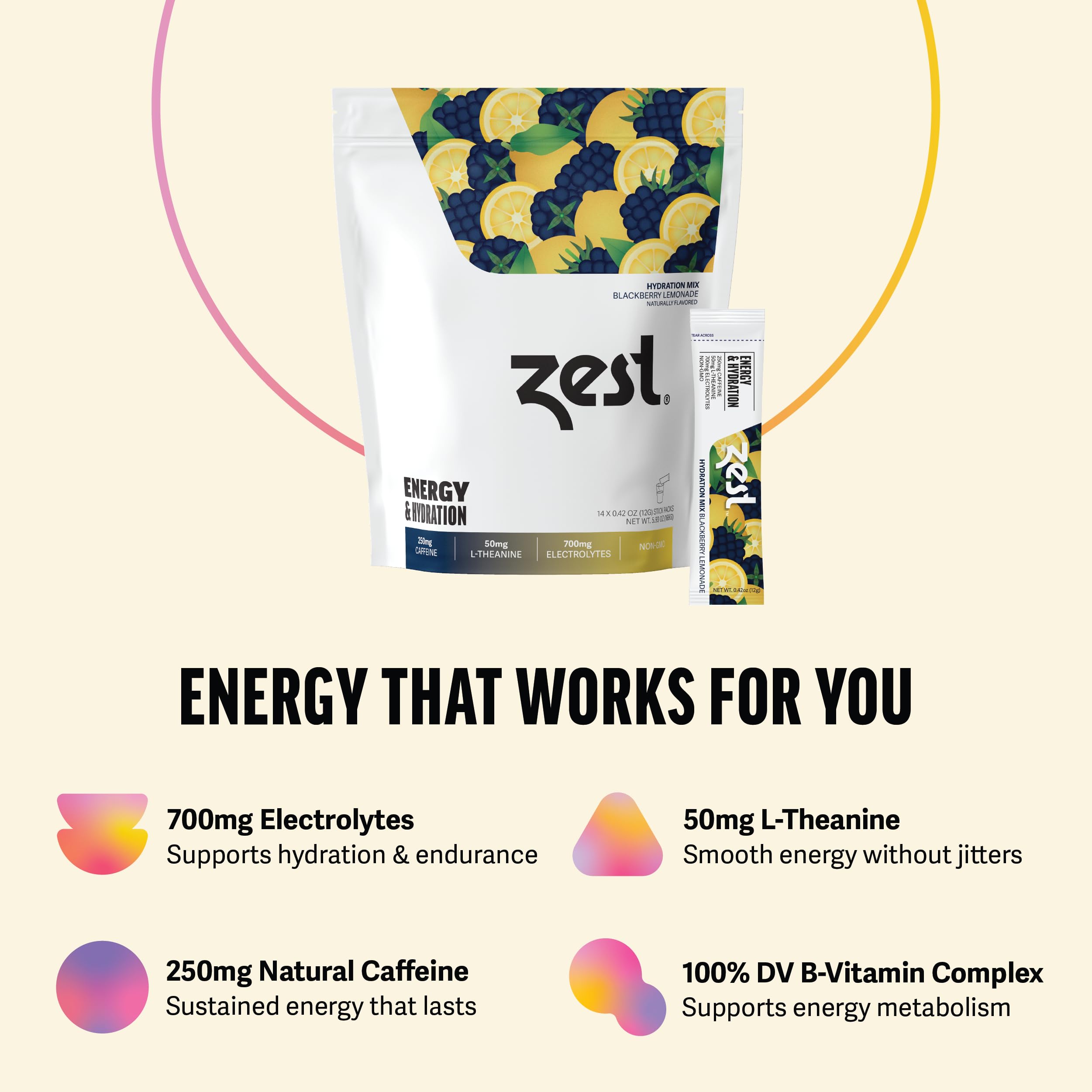 ZEST atleta en carrera consumiendo bebida para resistencia y energía