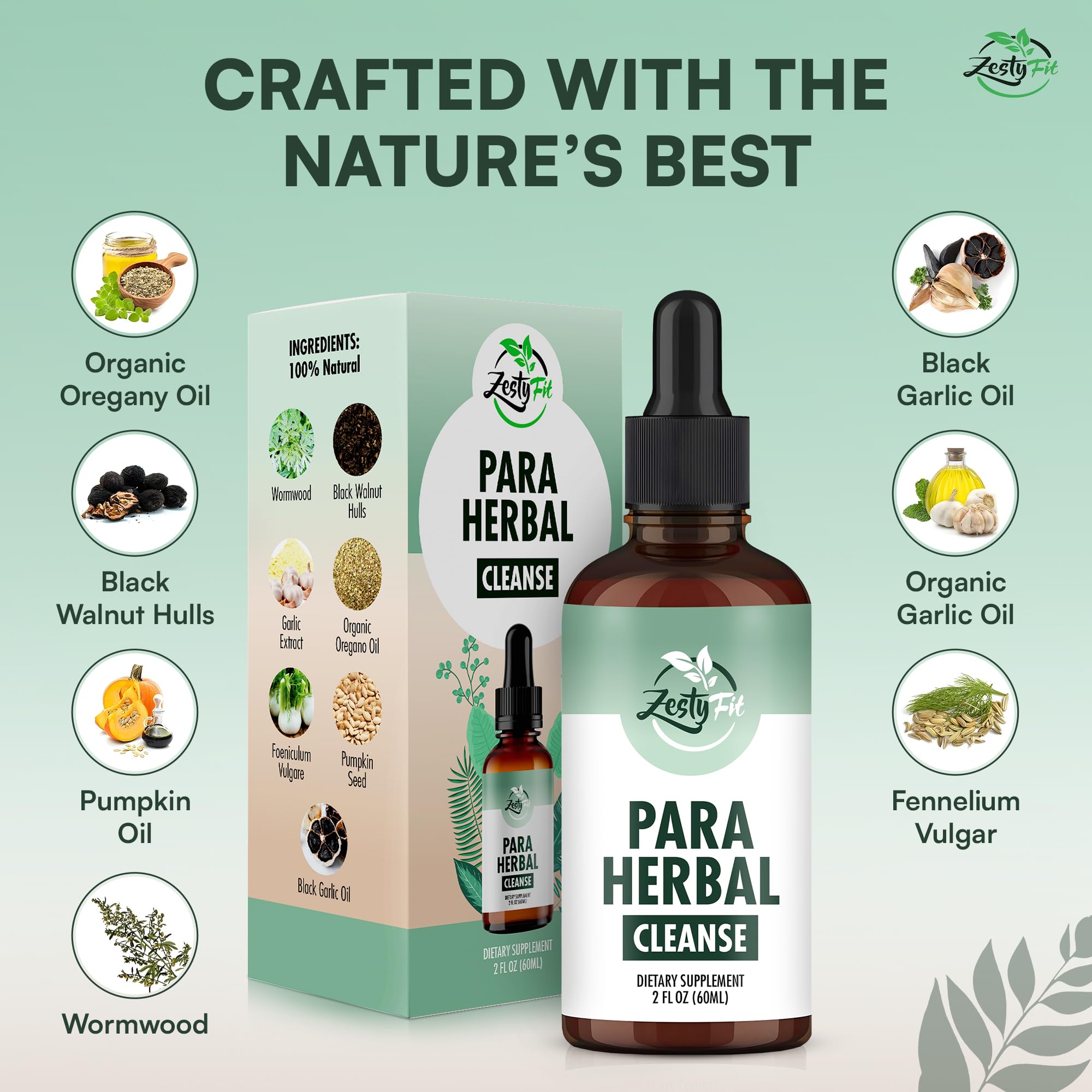 zestyfit etiqueta información de ingredientes naturales y vegano