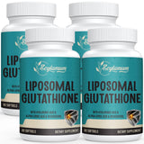 Zeylamum frasco frontal del glutatión liposomal mostrando etiqueta clara y beneficio de alta dosis