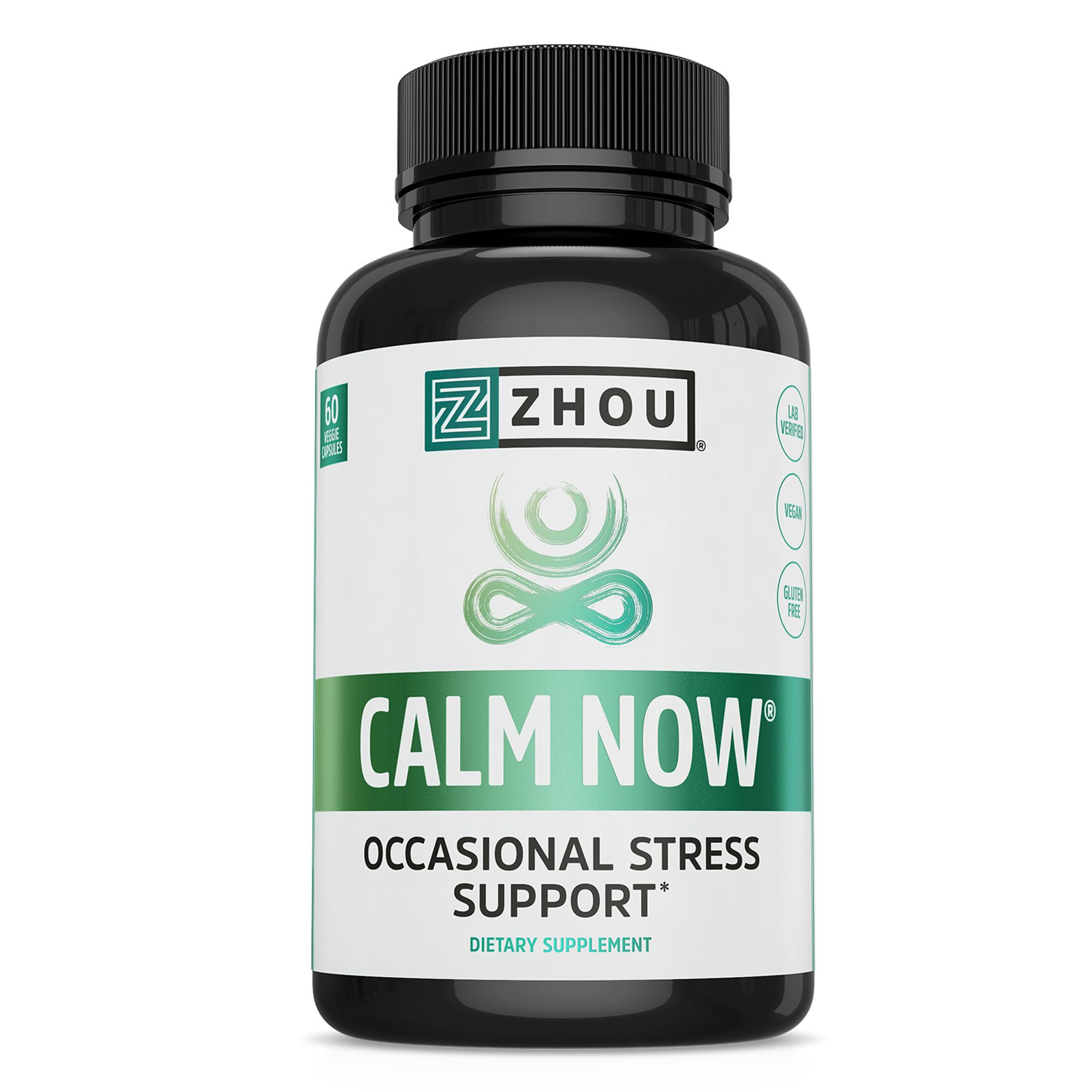 ZHOU Calm Now frontal del envase mostrando etiqueta y beneficios claros