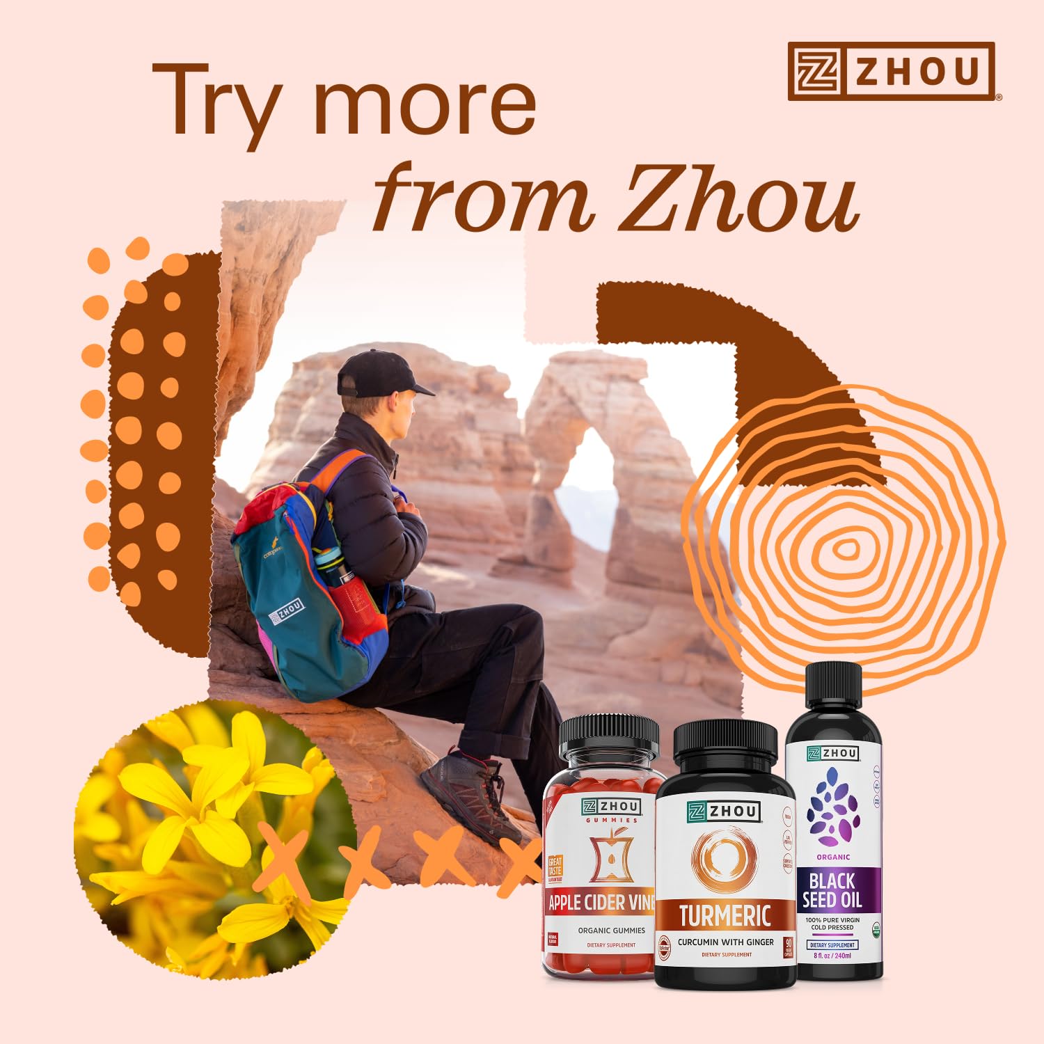 ZHOU jengibre y cúrcuma frescos ilustrando ingredientes naturales