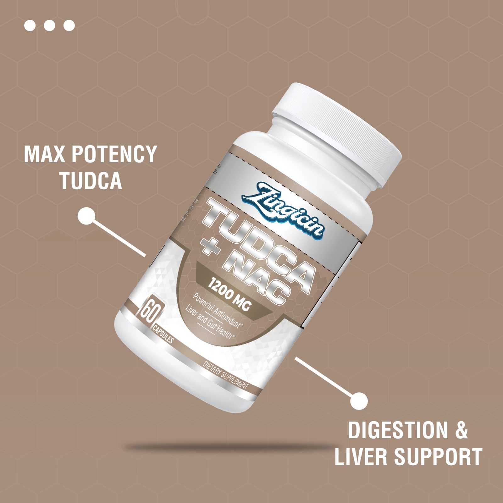 Zingicin etiqueta con información de ingredientes y ventajas para consumidores