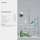 Detalle de la textura del aceite ZINZINO BalanceOil+ destacando su aspecto líquido y pureza