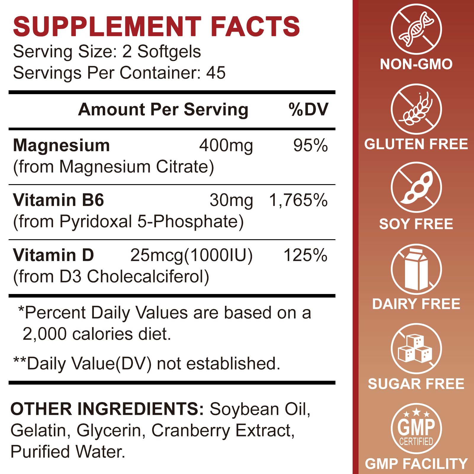 ZIPINKJ etiqueta con ingredientes destacando magnesio citrato y vitaminas