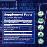 zipvit etiqueta nutricional en primer plano con información de creatina y ingredientes
