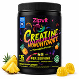 zipvit frasco frontal mostrando 135 gomitas y tamaño del envase