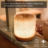 ZMARKRAFT luz nocturna encendida creando ambiente relajante
