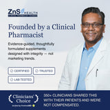 ZnS Health ambiente nocturno con cápsula para rutina de descanso