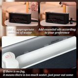 Znvyxhom luces LED con efecto chimenea encendidas, ambiente cálido y acogedor