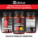 Zolotus empaque pack de 2 frascos diseñado para seis meses
