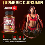 Zolotus etiqueta nutricional destacando curcuminoides 95% estandarizados