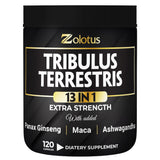 Zolotus frasco frontal mostrando etiqueta y beneficio de energía