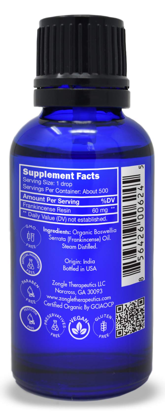 Zongle Therapeutics resina de Boswellia serrata, origen natural del aceite