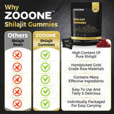 zooone gomita en mano para comparar tamaño y facilidad de consumo