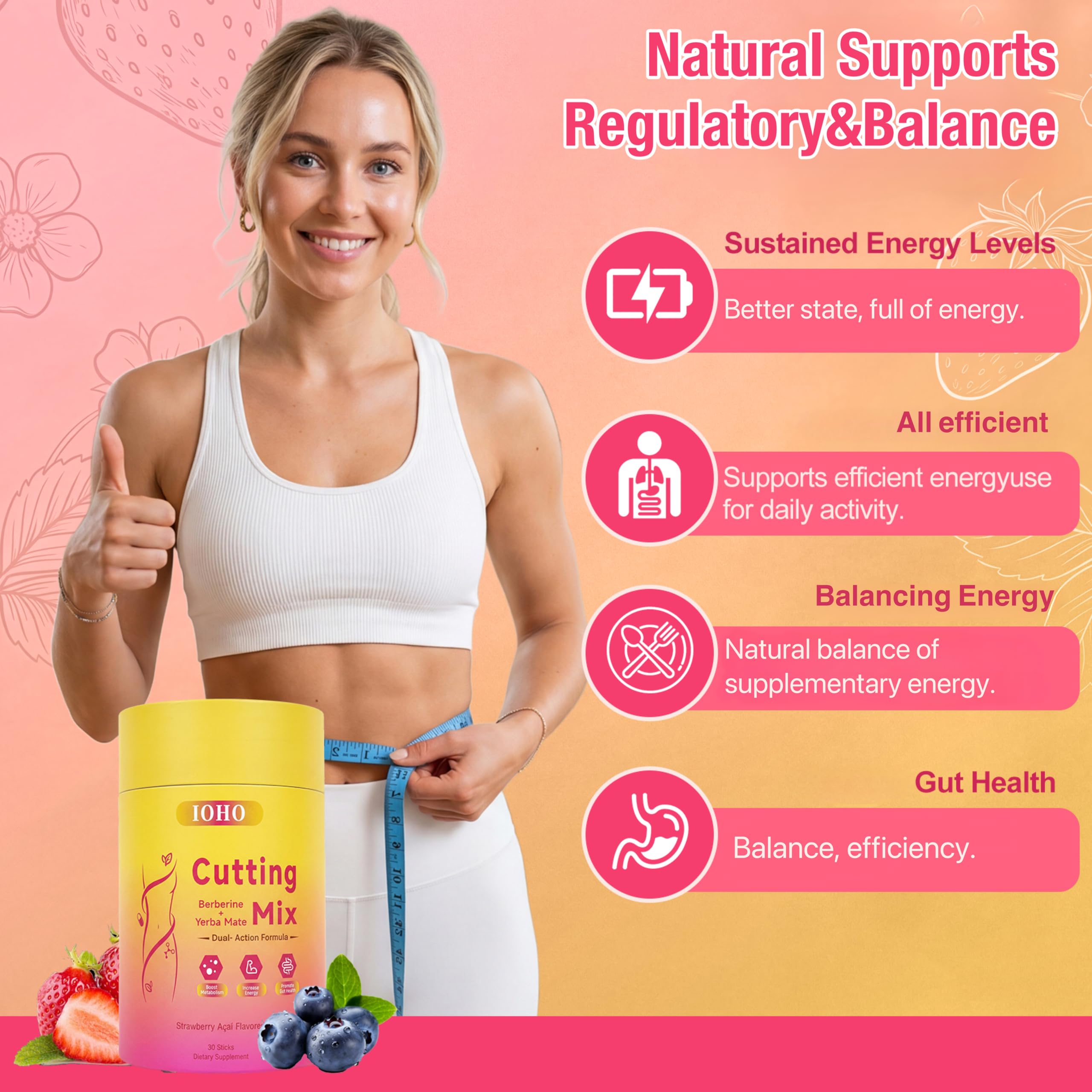 ZREVSB etiqueta con lista de ingredientes clave que apoya control del apetito