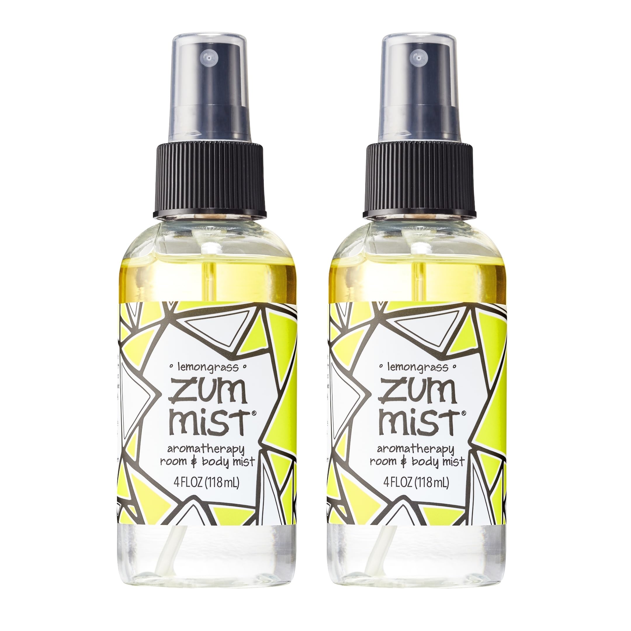 Zum Mist frontal con etiqueta lemongrass, fragancia natural y presentación doble