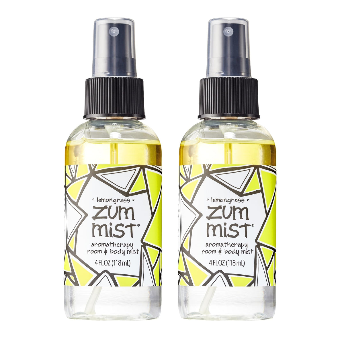 Zum Mist frontal con etiqueta lemongrass, fragancia natural y presentación doble
