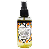 Zum Mist pulverizado sobre tela, mostrando aroma patchouli orange y efecto refrescante