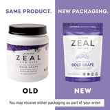 Zurvita Zeal batido en vaso listo para beber, sabor Bold Grape apetecible