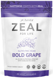 Zurvita Zeal for Life Bold Grape vista frontal del envase, presentación clara
