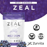 Zurvita Zeal preparación: cucharada y agua para una mezcla rápida y práctica