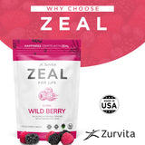Zurvita etiqueta nutricional ampliada mostrando información clara