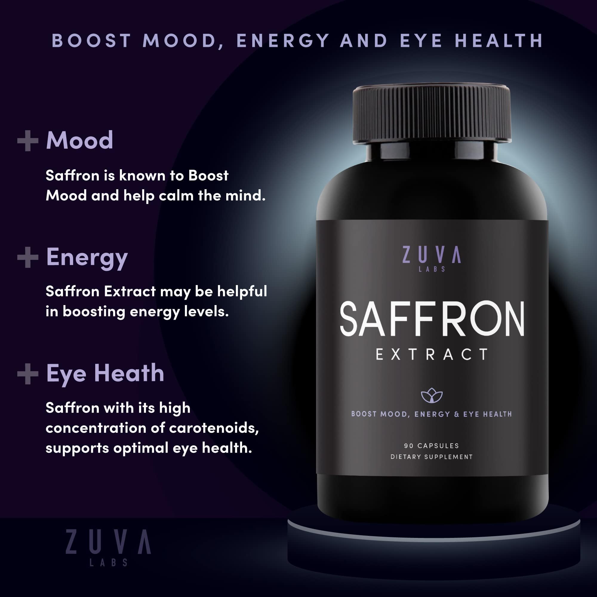 ZuvaLabs Ultra6 Saffron cápsulas textura cercana que destaca aspecto vegano