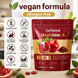ZVPDVKW etiqueta con ingredientes clave para apoyo mitocondrial y antioxidante