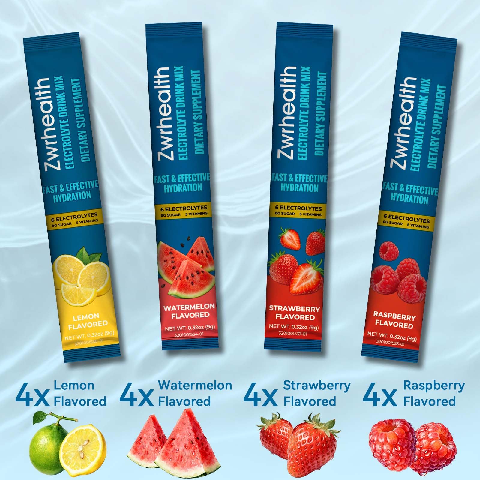 Zwrhealth sabores fresa limón frambuesa sandía para elección