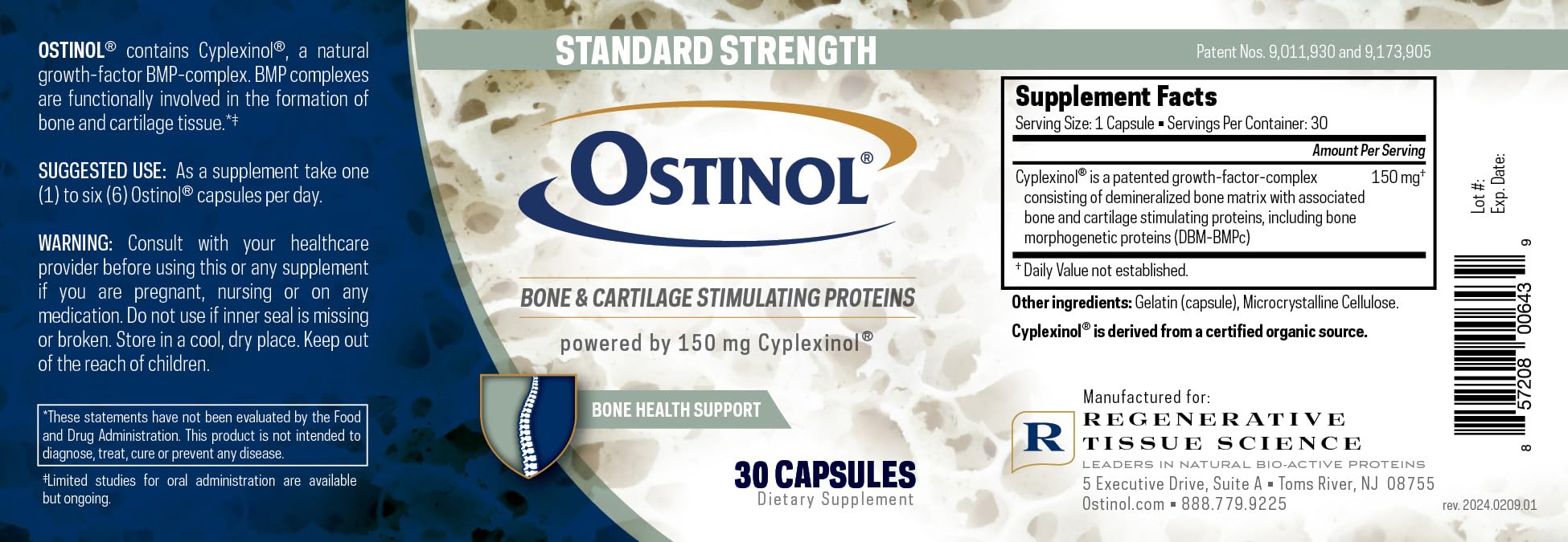 ZYCAL Ostinol producto en escena con ejercitante activo apoyando movilidad