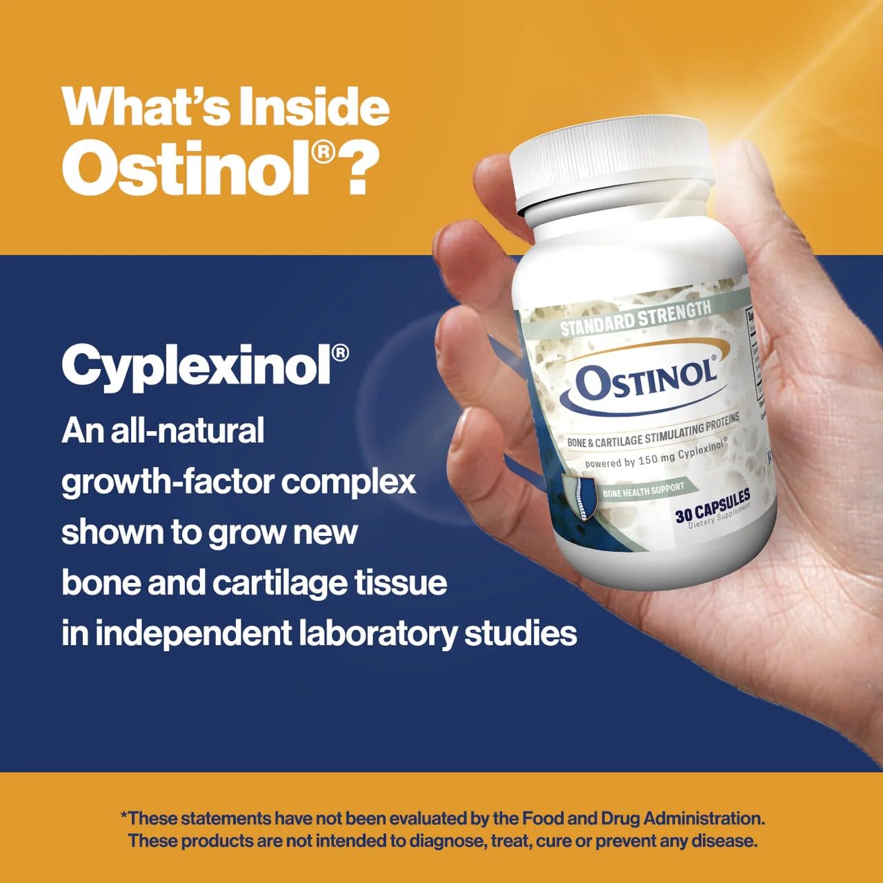 ZYCAL Ostinol detalle de textura de la cápsula que transmite seguridad