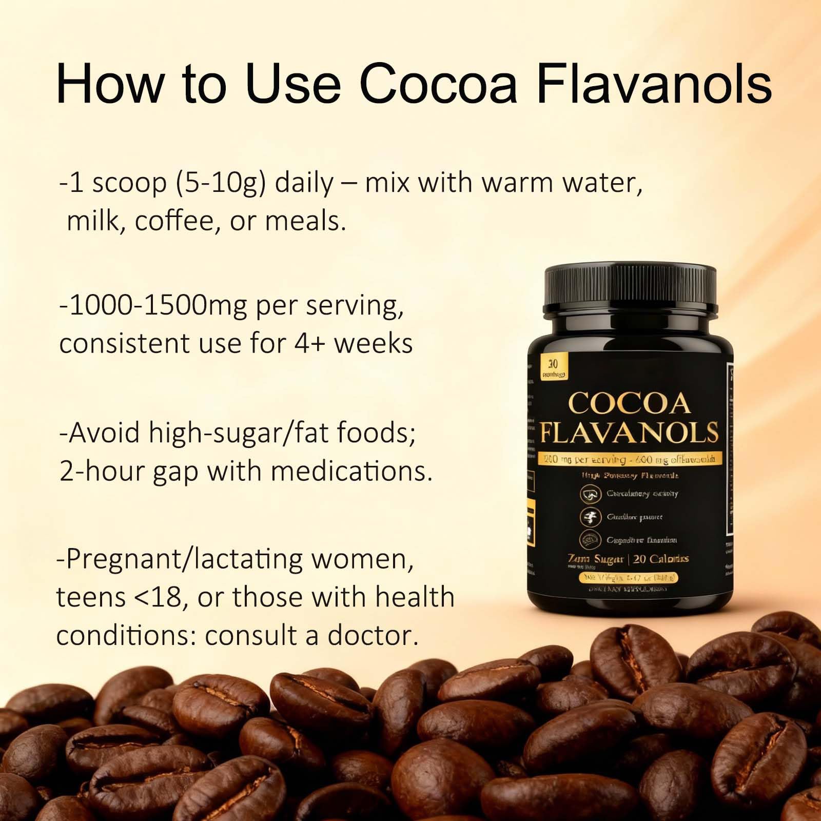 ZYGCDZ textura fina del polvo de cacao fácil de mezclar