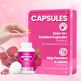 ZyliaVitaX 60 cápsulas junto a una regla para escala visual