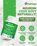 ZyliaVitaX polvo de moringa en primer plano, evidencia de pureza