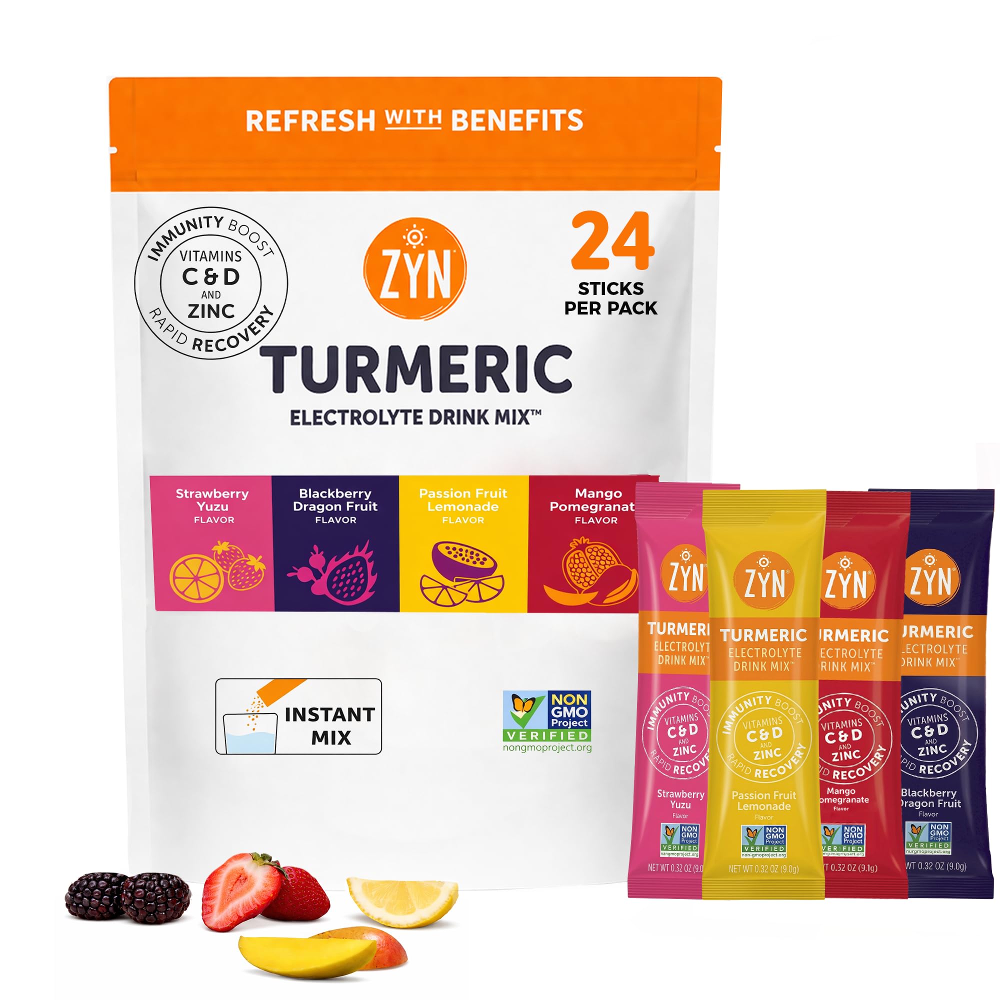 ZYN frente del empaque mostrando pack variedad y beneficios claros