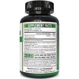 zyy detalle de la etiqueta nutricional con dosis de magnesio elemental