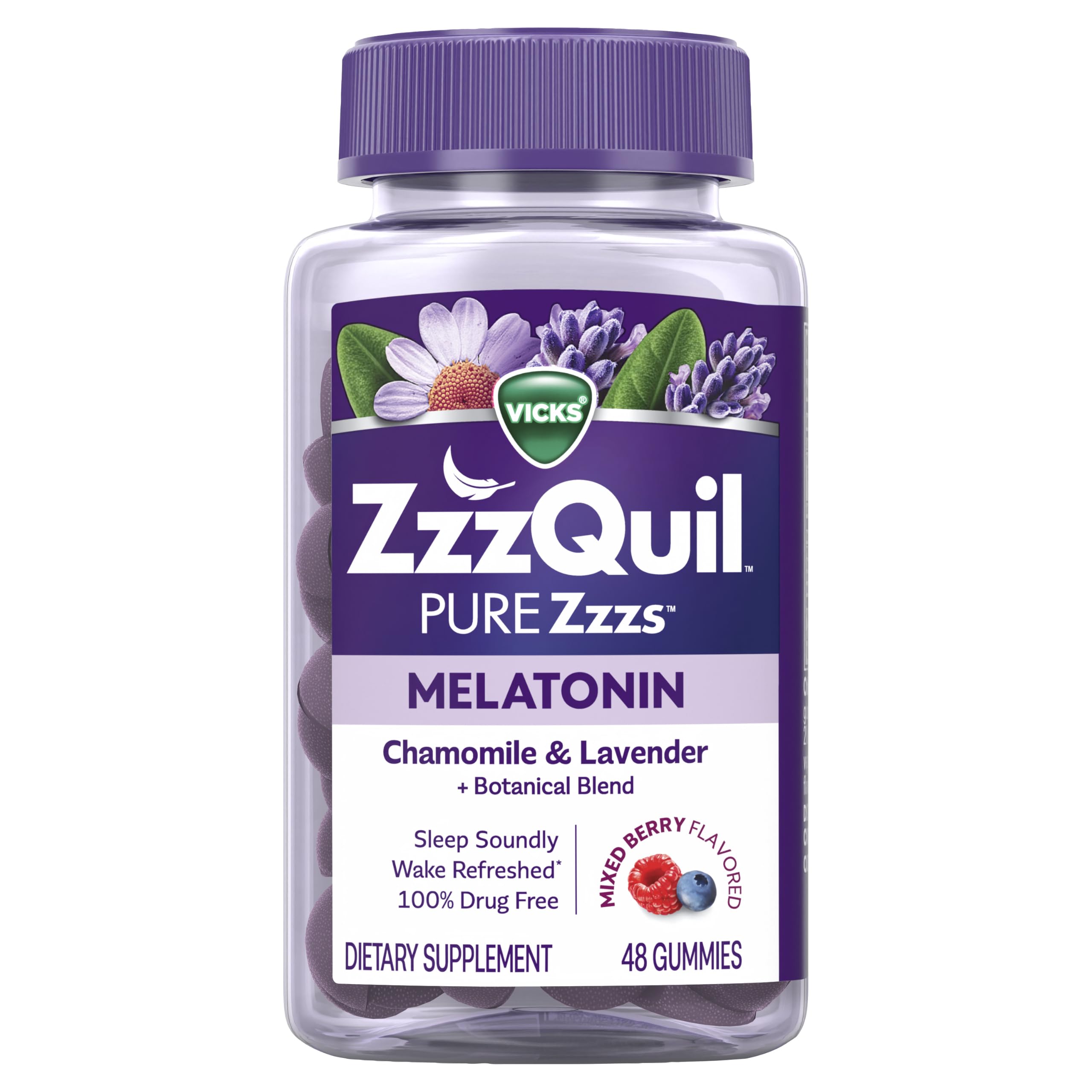 ZzzQuil gomitas en neceser ideal para viajes y cambios de horario