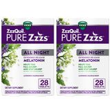ZzzQuil envase frontal mostrando 56 tabletas y beneficios nocturnos